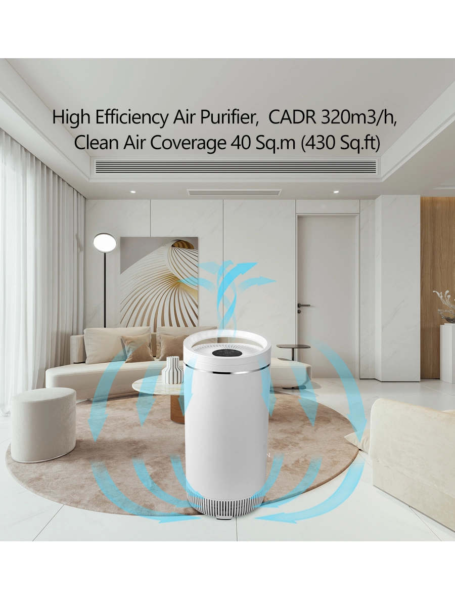 Genuine HEPA Filter Air Purification System Dust Collector Room Smoke Air Purifier Cadr 320 Home Air Purifier